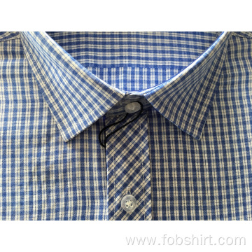 Cotton Yarn Dyed Fabric Business Shirt